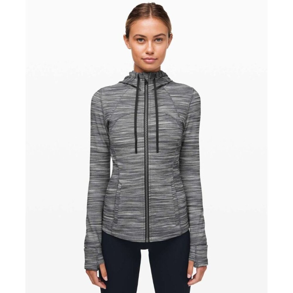 lululemon athletica Gray Striped Jacket
